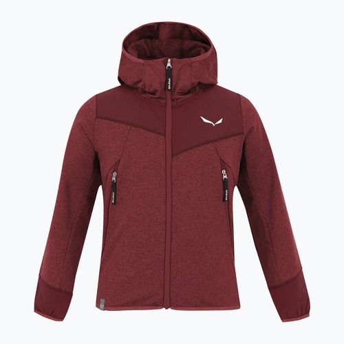 Дитячий трекінговий світшот Salewa Agner Melange PL FZ Hoody синій Salewa дитячий трекінговий світшот Agner Melange PL FZ