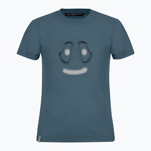 Футболка трекінгова дитяча Salewa Graphic Dry java blue