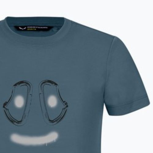 Футболка трекінгова дитяча Salewa Graphic Dry java blue