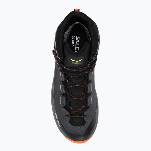 Дитячі трекінгові черевики Salewa MTN Trainer 2 Mid PTX онікс/сплав
