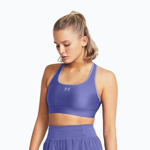 Бюстгальтер фітнес Under Armour Authentics Mid Paddles starlight/ celeste/celeste