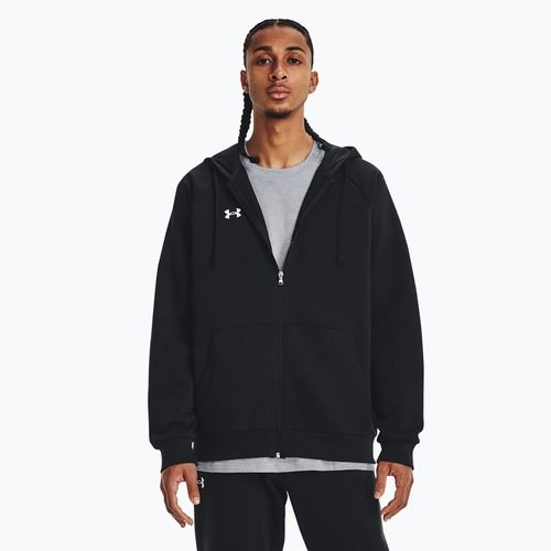 Кофта чоловіча Under Armour Rival Fleece FZ Hoodie black/white