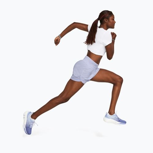 Шорти для бігу жіночі Under Armour Fly By Elite 5" celeste/celeste/reflective