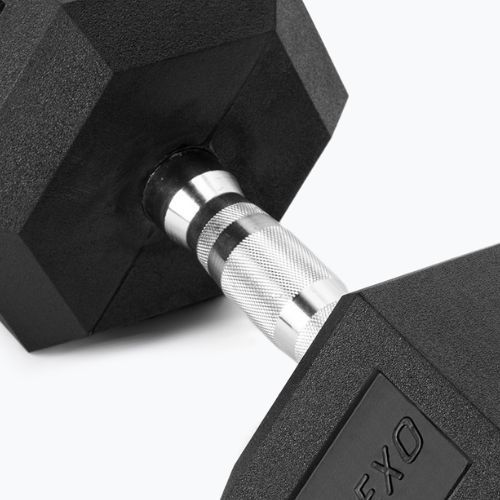 Гантеля прогумована XTREXO Hex 27.5 кг