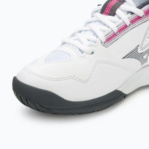 Кросівки тенісні жіночі Mizuno Break Shot 4 AC white / pink tetra / turbulence