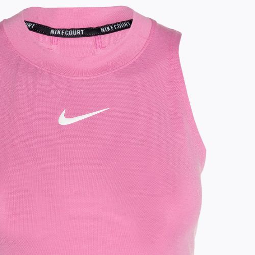 Жіноча тенісна майка Nike Court Dri-Fit Advantage Tank грайливий рожевий/білий