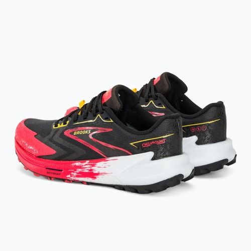 Черевики для бігу жіночі Brooks Catamount 3 black/diva pink/lemon chrome