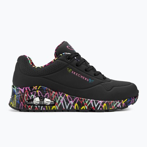 Черевики жіночі SKECHERS Uno Loving Love black