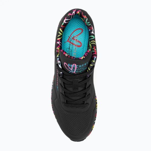 Черевики жіночі SKECHERS Uno Loving Love black