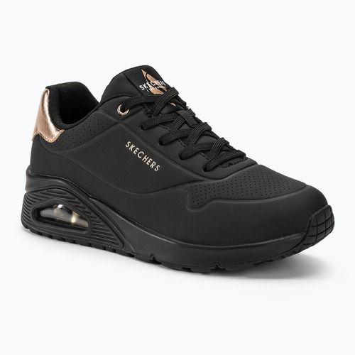 Кросівки жіночі SKECHERS Uno Golden Air black/black/metalic