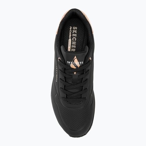 Кросівки жіночі SKECHERS Uno Golden Air black/black/metalic