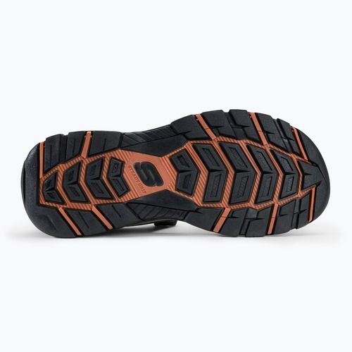 Чоловічі сандалі SKECHERS Tresmen Ryer оливкові/чорно-помаранчеві