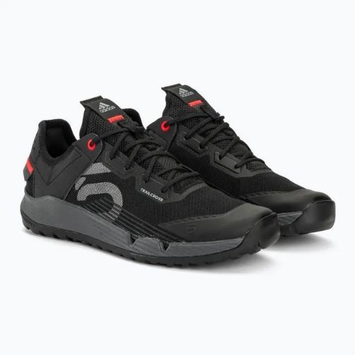 Кросівки велосипедні на платформі жіночі adidas FIVE TEN Trailcross LT core black/grey two/solar red