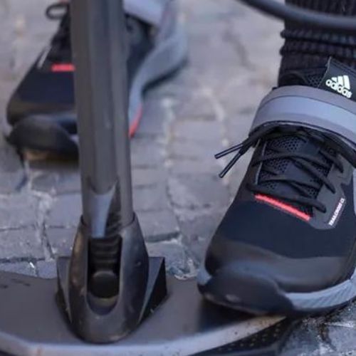 Кросівки велосипедні МТВ жіночі adidas FIVE TEN Trailcross Clip In core black/grey three/red