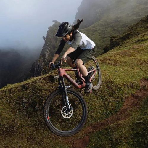 Кросівки велосипедні МТВ жіночі adidas FIVE TEN Trailcross Clip In core black/grey three/red