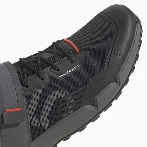 Кросівки велосипедні МТВ чоловічі adidas FIVE TEN Trailcross Clip In core black/grey three/red