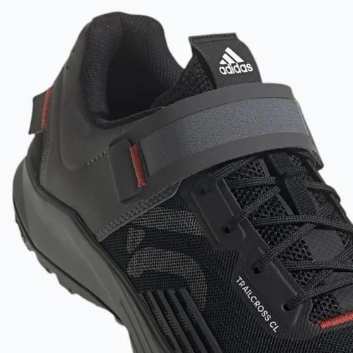 Кросівки велосипедні МТВ чоловічі adidas FIVE TEN Trailcross Clip In core black/grey three/red