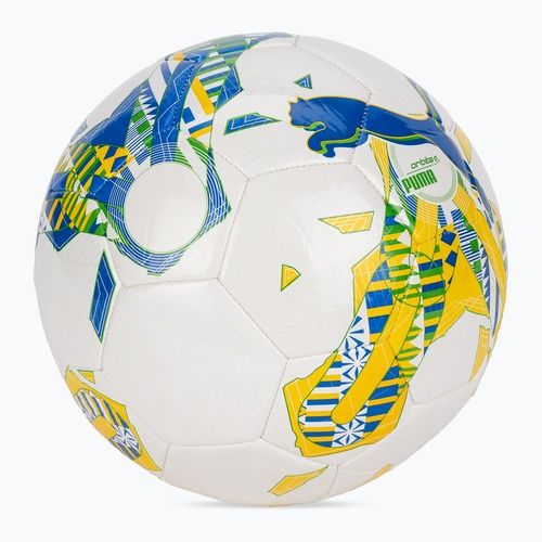 М'яч футбольний PUMA Orbita 6 FanwearCapsule MS puma white/pele yellow/puma green розмір 5