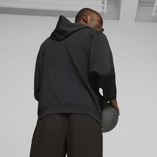 Чоловічий тренувальний світшот PUMA Fit Double Knit FZ Hoodie puma чорний