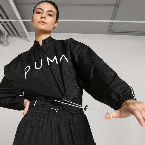 Жіноча тренувальна куртка PUMA Fit Move Woven puma чорна