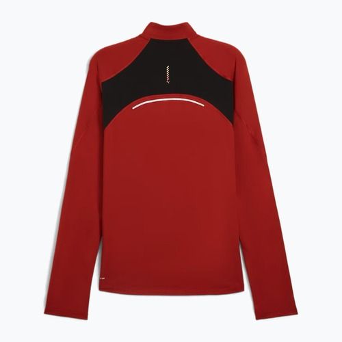 Кофта для бігу чоловіча PUMA Run Cloudspun 1/4 Zip mars red
