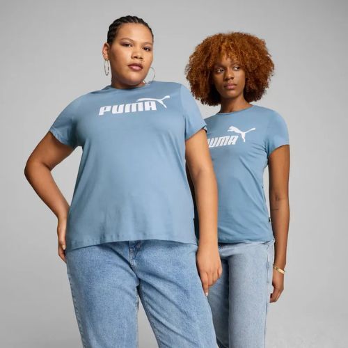 Футболка  жіноча PUMA ESS Logo Tee zen blue