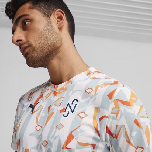 Чоловіча футбольна майка PUMA Neymar JR Creativity Jersey puma біла/гаряча спека
