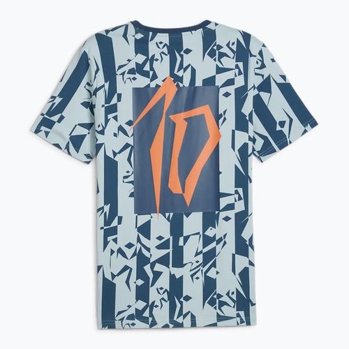 Чоловіча футбольна футболка PUMA Neymar Jr Creativity Logo ocean tropic / бірюзовий прибій