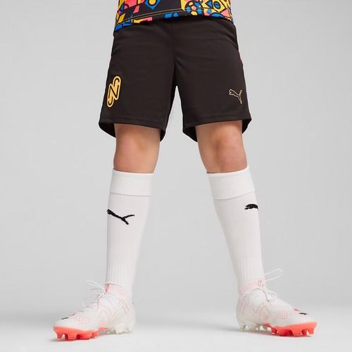 Шорти футбольні дитячі PUMA Neymar Jr puma black/sunset glow