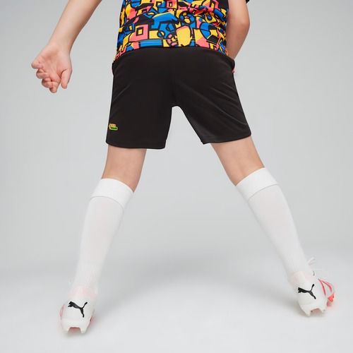 Шорти футбольні дитячі PUMA Neymar Jr puma black/sunset glow