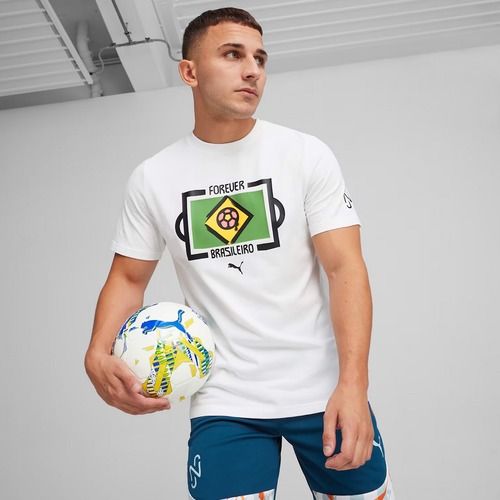 Футболка футбольна чоловіча PUMA Neymar Jr Tee puma white