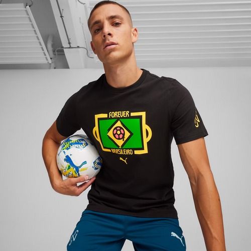 Футболка футбольна чоловіча PUMA Neymar Jr Tee puma black