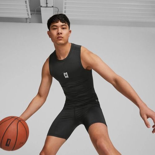 Майка баскетбольна чоловіча PUMA Hoops Team Slvs Baselayer puma black