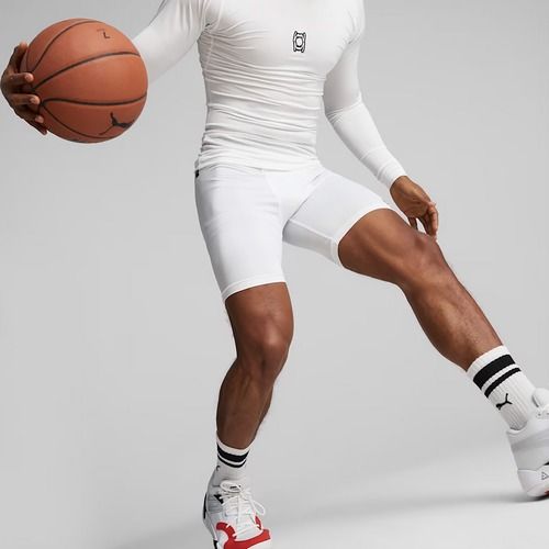 Шорти баскетбольні чоловічі PUMA Hoops Team Baselayer puma white