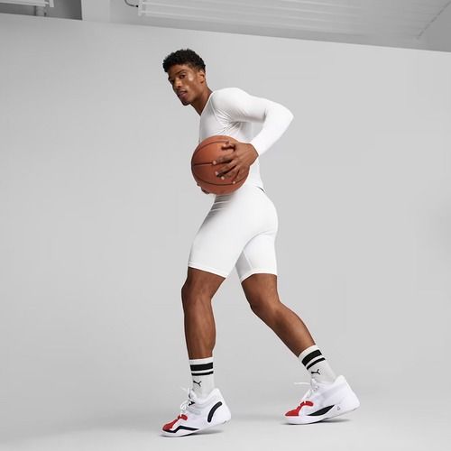 Шорти баскетбольні чоловічі PUMA Hoops Team Baselayer puma white