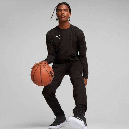Лонгслів баскетбольний чоловічий PUMA Hoops Team Drycell LS Tee puma black