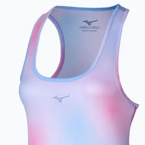 Танк топ для бігу жіночий Mizuno Impulse Core Graphic Tank halogen blue