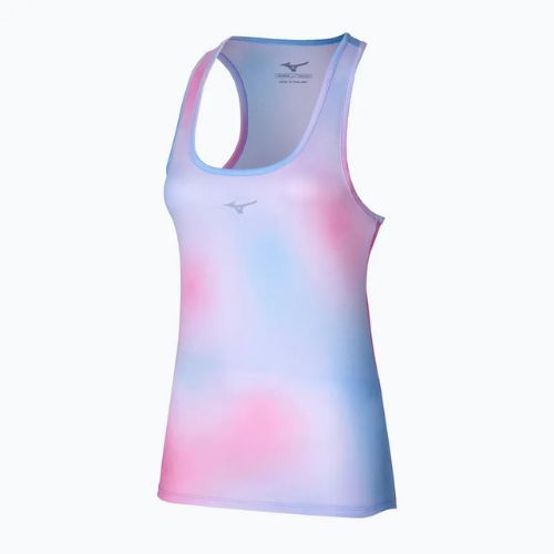 Танк топ для бігу жіночий Mizuno Impulse Core Graphic Tank halogen blue
