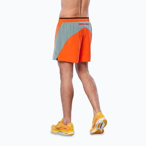 Шорти для бігу чоловічі Mizuno Alpha 5.5 nasturtium/lead