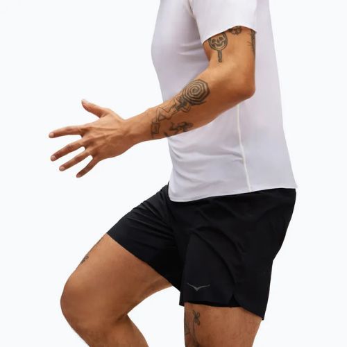 Чоловічі шорти для бігу HOKA Glide 7'' 2в1 чорні