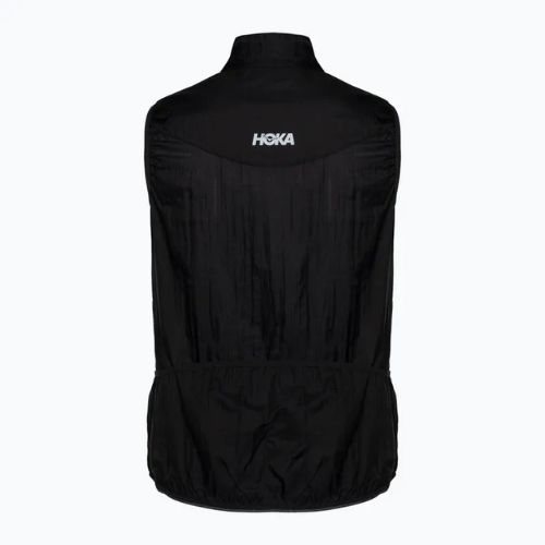 Жіноча бігова жилетка HOKA Skyflow Vest чорна