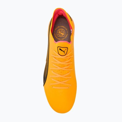 Футбольні бутси PUMA King Ultimate Fg/Ag sun stream/puma black/sunset glow футбольні бутси