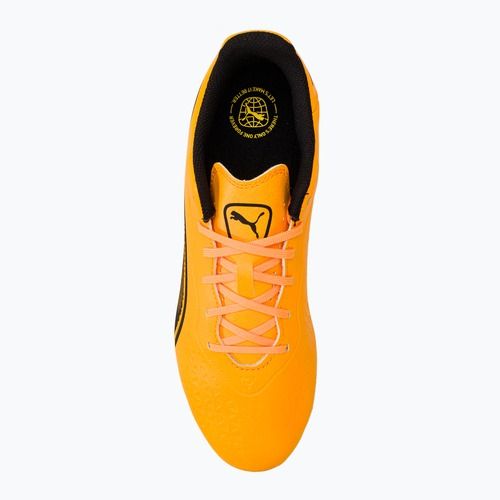 Футбольні бутси PUMA King Match Fg/Ag сонячний потік / пума чорні / захід сонця світяться