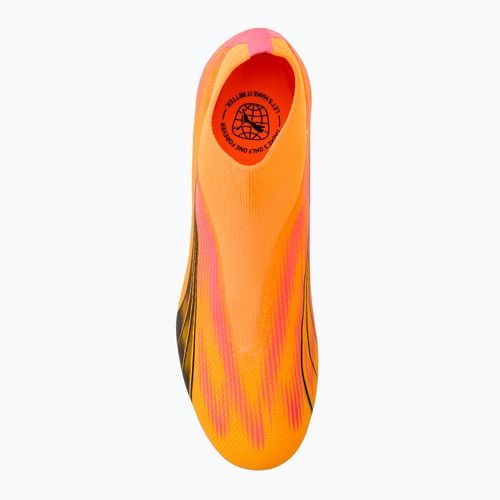 Футбольні бутси PUMA Ultra Match+ LL Fg/Ag sunset glow/puma black/sun stream