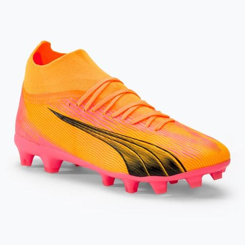 Бутси футбольні дитячі PUMA Ultra Pro FG/AG Jr sunset glow/puma black/sun stream