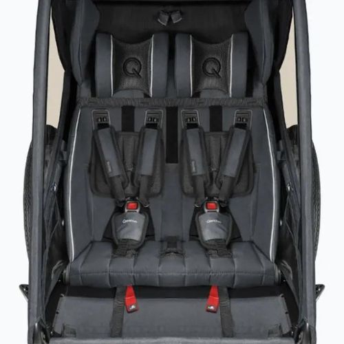 Велосипедний причеп Qeridoo Kidgoo 2 dark navy/blue