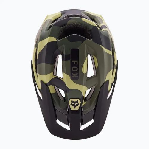 Велосипедний шолом Fox Racing Speedframe Camo зелений камуфляж