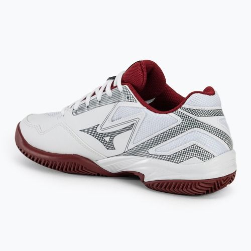 Кросівки тенісні жіночі Mizuno Break Shot 4 CC white/cabernet/papyrus