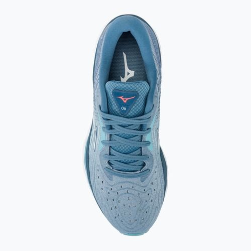 Жіночі бігові кросівки Mizuno Wave Sky 6 синій тінь/білий/молочно-синій