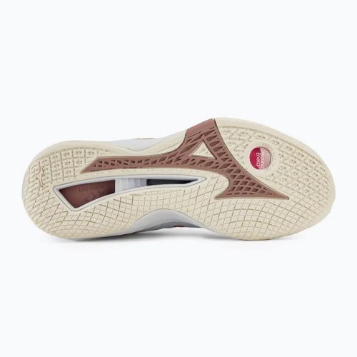 Жіночі гандбольні кросівки Mizuno Wave Stealth Neo білі/рожеві/білосніжні